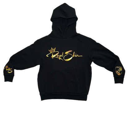 Heavyweight Black is Gold Fleece Hoodies