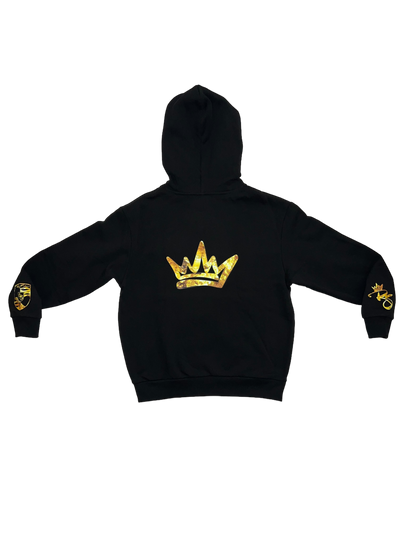 Heavyweight Black is Gold Fleece Hoodies